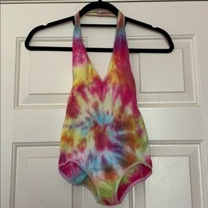 American Apparel Custom Tie Dye Bodysuit